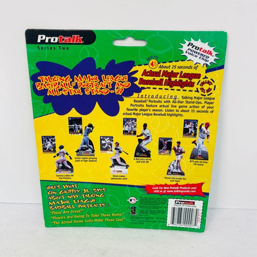 1999 Protalk Series 2 Mark McGwire Talking Baseball Portrait Stand-Up Cardinals